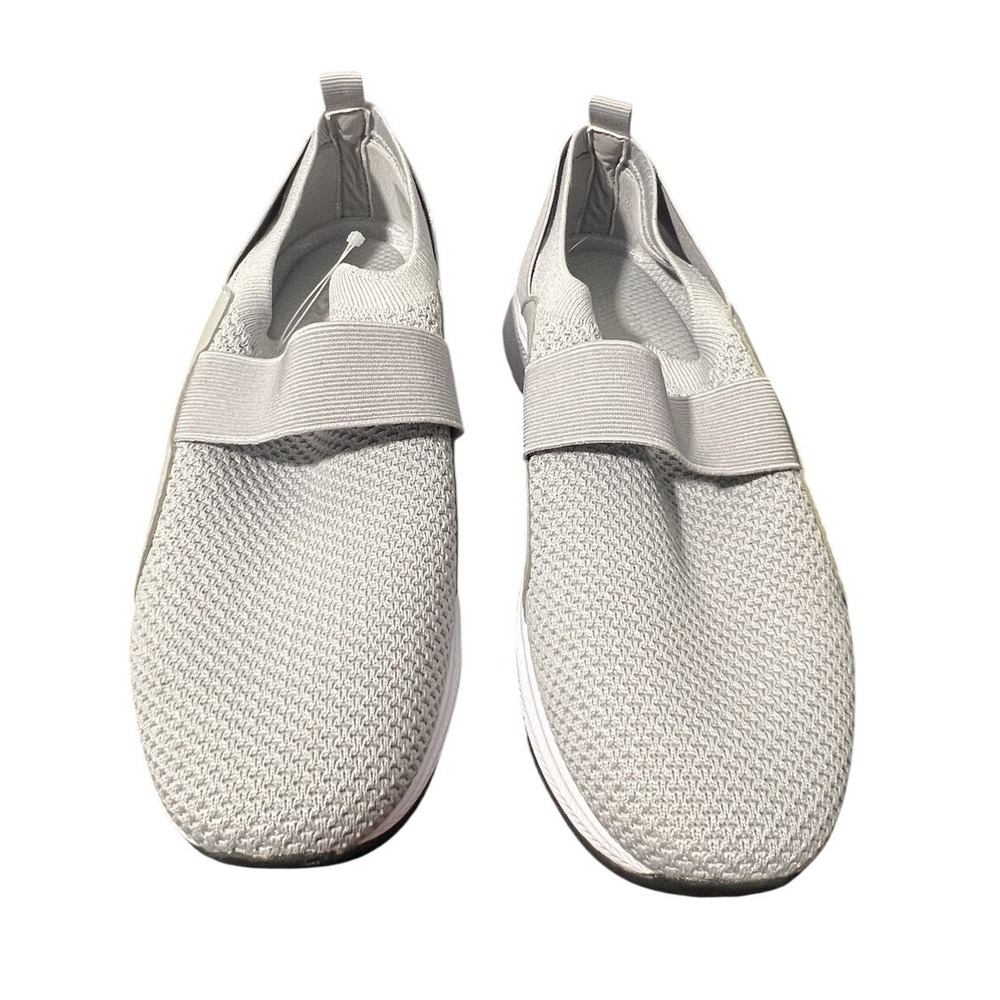 Comfort & Soft Women's Slip On Athletic Walking Shoes Grey Mesh Size 39.5 EU